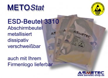 ESD-Abschirmbeutel 3310, 279x 381 mm, 100 St je Packung